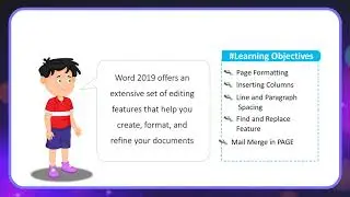 Advanced Editing Features of Word 2019 _Computer Book_5_Nik #computer #cartoon