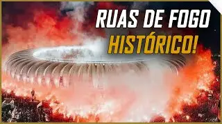 RUAS DE FOGO DA TORCIDA DO INTER CONTRA FLAMENGO PELA LIBERTADORES!
