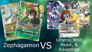 Zephagamon VS Ulforce/Xros Heart/Adventure | Digimon TCG Matches BT23