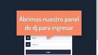 como crear cuenta de dj y transmitir sonicpanel
