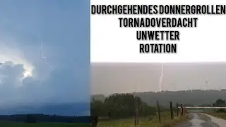 Schweres Gewitter bei Paderborn mit Hagel & unzähligen positiven Blitzeinschlägen / 14. Juni 2025