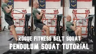 Pendulum Squat on the Rogue Fitness Rhino belt squat| Setup and Use