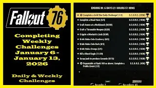 Completing Weekly Challenges From January 6 To January 13, 2026 - Fallout 76 Weekly Challenges Guide