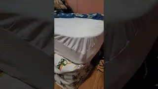 Quite and fits thick and thin mattresses well! Mattress protector