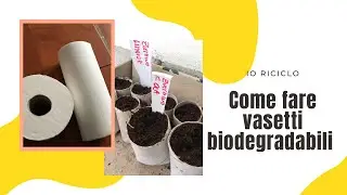 Riciclo #2 | Vasetti per semina biodegradabili