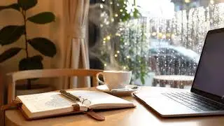 Ambient Caf&eacute; for Studying & Journaling ✍️ | Cozy Clean Girl Aesthetic