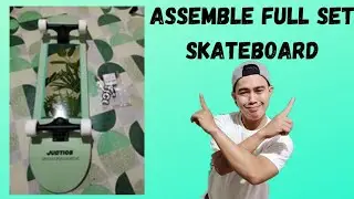 ASSEMBLE A FULL SET JUSTICE SKATE BOARD