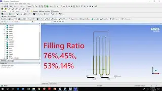 How to Set Filling Ratio in Pulsating Heat Pipe || CFD Analysis of Heat Pipe || Filling Ratio ||