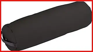 EARTHLITE Bolster Pillow Fluffy &ndash; Durable Massage Bolster, 100% PU Upholstery incl. Strap Handle