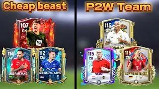 🔥 CHEAP BEAST TEAM in FC Mobile 😱 | Budget Players That DESTROY P2W Teams#fcmobile #FCMobile