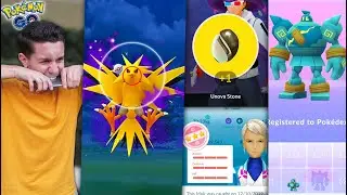 I ALMOST BROKE MY PHONE FROM THIS&hellip; SHADOW ZAPDOS + GIOVANNI in Pok&eacute;mon GO!