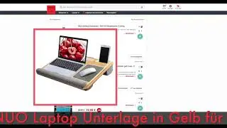 Schn&auml;ppchen/Billiger des Tages 25.09.20 - HUANUO Laptop Unterlage in Gelb
