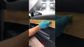 Luxury Wood Grain Interior Wrap ✨ | Professional Car Vinyl Upgrade#WoodGrainWrap#CarInteriorWrap