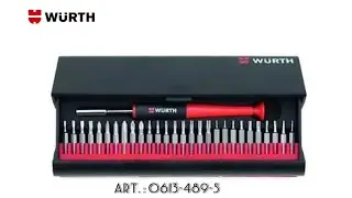 WURTH ,art.0613-489-5, 29pcs. Отличный набор бит + битодержатель для точной механики и электроники.