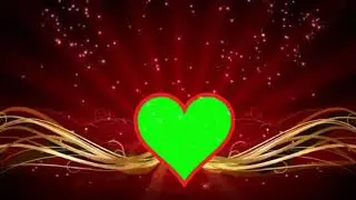 Beautiful Wedding Green Screen Heart with Animated Video HD Background VK STUDIO 2018 SCREEN