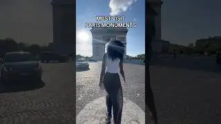 Must Visit Paris Monuments! You have to do the touristy things TOO #Paris #tourism #Travel #WOC