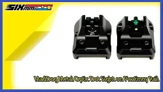 [MadDog] Metal Optic Dot Sight on Picatinny Rail [BLK]