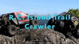 R.C. Trail Crawling the Axial Scx6 Honcho’s up Notch Hill.