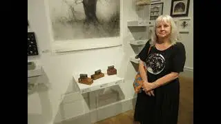 Copper Sheds at the RWA Bristol. Varnishing day and PV 2023 by Ann Marie Whitton
