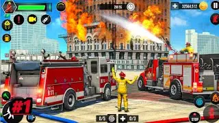 Firefighter Rescue Simulator 3D || 911 Emergency Fire Truck Driving || Android Gameplay 2026