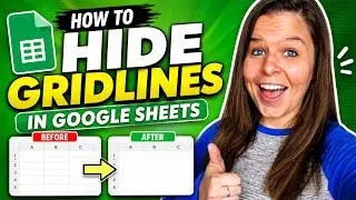 How to Hide Gridlines in Google Sheets