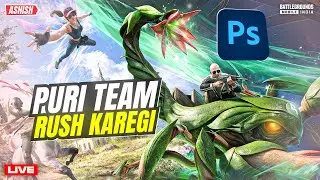 How I Made This BGMI Thumbnail In Photoshop | New Tips & Tricks Photoshop 2026