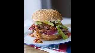 Man vs Burger! (EATING A BURGER IN 13 SECONDS) super fast eating challenge!!