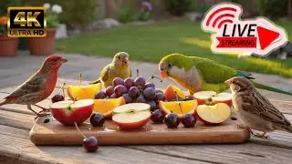 🔴 Videos for Cats to Watch 🐦 Nature Bird & Squirrel Livestream | Catflix TV