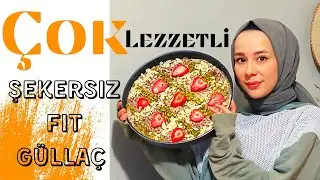 Fit tatlı tarifi mi arıyorsun? Doğru yerdesin. Kakaolu Hurmalı Şekersiz Fit Güllaç | Fit Tatlılar #1