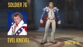 Overwatch : Legendary Skins Inspirations / References ! #1