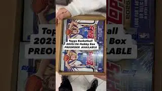 Topps Basketball 2025/26 Hobby Box 🏀🔥 PREORDER now available&mdash; limited stock available, don&rsquo;t miss