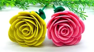Как сделать розу 🌹 | Цветок для подарка ручной работы | Идеи для украшения дома своими руками