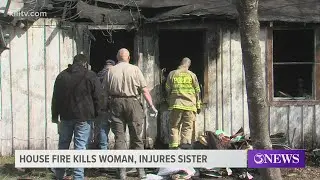 Elderly woman killed in Mathis house fire, sister rushed to San Antonio burn unit in critical condit