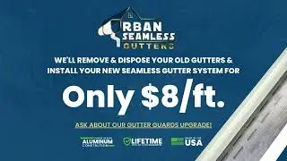 Urban Seamless Gutters Atlanta, Your seamless gutter specialist.
