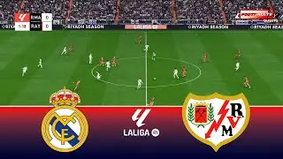 Real Madrid vs Rayo Vallecano - Spanish La Liga 2025/26 | Full Match All Goals | Pes 21 Gameplay