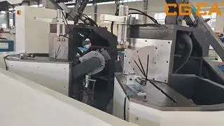 CGMA CNC Double Head 2-D Combination Cutting Saw, Aluminum Facade Cutting Saw