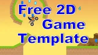 New Free Motocross Game Template for Buildbox 3 #NoCode - Physics Motorcycle Game