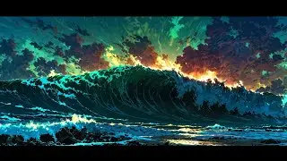 Sea-phire - Расслабляющая атмосферная музыка 4K | 3 часа звуков моря для учебы и спокойствия
