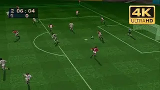 FIFA 97 &ndash; Juventus vs Manchester United | 4K Ultra HD | Enhanced Visuals Gameplay