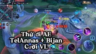 Cười VL Giáo án bựa TelAnnas + Bijan Dí elsu vào tận nhà chính cũng ko chạy được | Liên Quân |
