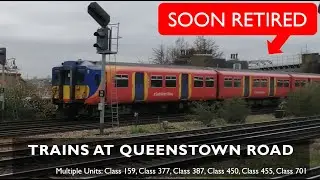 Trains at Queenstown Road Battersea | SWML | Last Class 455s