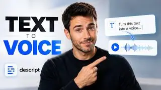 Преобразование текста в речь с помощью Descript AI!!