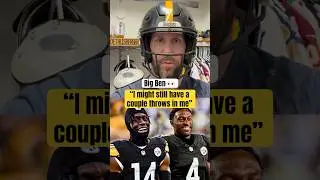 Ben Roethlisberger comeback? 😅 (via footbahlinwithben/IG)