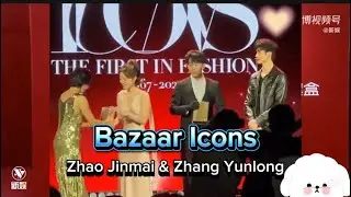 Zhao Jinmai & Zhang Yunlong x Bazaar Icons #zhaojinmai #จ้าวจินม่าย #赵今麦 #cdrama #fashion #beauty