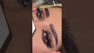 مكياج عرايسي تقيل ألوان فضي ودهبي Heavy bridal makeup in silver and black colors #viral #makeup
