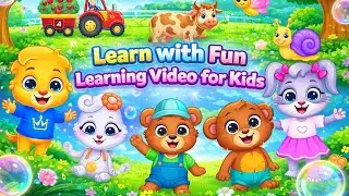 Kids Cartoon Games 🧠 Fun Learning Games for Kids| Funny Game Cartoons 🎮 Toddlers Game Learn with Fun