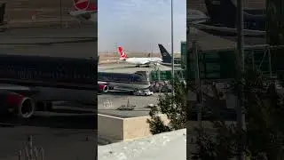 Turkish Airline B787 Queen Alia Airport Jordan 🇯🇴 #aviation #anikeadegoke2024