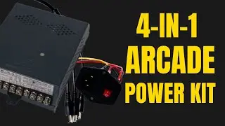 4-in-1 Arcade Power Kit for Raspberry Pi &ndash; Clean Cabinet Power for MAME & RetroPie Builds