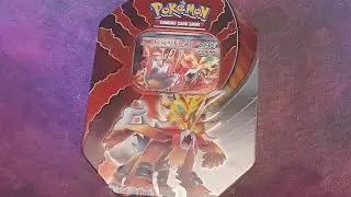 Saucy Gouging fire pokemon tin opening