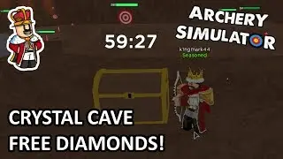 FREE DIAMOND CHEST IN CRYSTAL CAVES - Archery Simulator